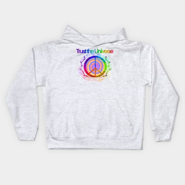 Trust The Universe Kids Hoodie by soulhavenmama